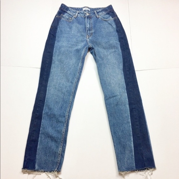 Envll Enbrenda brock High rise Raw Hem Mom Jeans - Picture 2 of 7